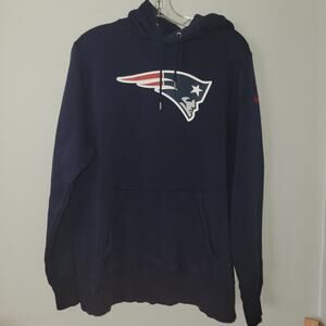 Nike New England Patriots Hoodie Sweatshirt Mens Size L NFL Football